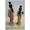 Image 2 : Pair of Yu Chu Broider Chinese silk souvenier dolls