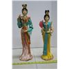 Image 3 : Pair of Yu Chu Broider Chinese silk souvenier dolls