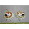 Image 1 : Pair of ceramic chicken