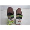 Image 5 : 2 packages 3" x 18" sanding belts, 80 gritt and 120 grit