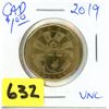 Image 1 : 2019 CAD $1 coin