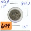 Image 1 : 1942C NFLD 10 cent
