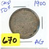 Image 1 : 1900 CAD 50 cent
