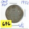 Image 1 : 1932 CAD 50 cent