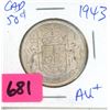 Image 1 : 1943 CAD 50 cent