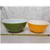 Image 1 : 2 Pyrex Yelow + Avocado
