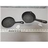 Image 1 : 2 small cast iron No 1 fry pans