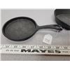 Image 2 : 2 small cast iron No 1 fry pans