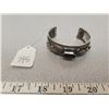 Image 1 : Silver bracelet with dragons and onyx stone