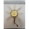 Image 3 : Mid century modern "Ingraham" starburst clock good working order