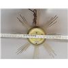 Image 4 : Mid century modern "Ingraham" starburst clock good working order