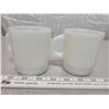 Image 2 : Pair of Fire King McDonalds coffee mugs - mint
