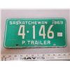 Image 1 : 1971 Farm License Plate