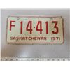 Image 1 : 1969 P.Trailer License Plate