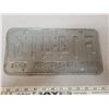 Image 2 : 1969 P.Trailer License Plate
