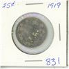 Image 1 : 1919 Canada 25¢