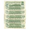 Image 2 : 5 - $1 Canada Bills