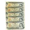 Image 1 : 5 - $1 Canada Bills