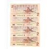 Image 1 : 4 - $2 Canada Bills