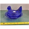 Image 1 : Hen on Nest - Cobalt Blue