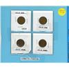 Image 1 : 4 Older US 1 Cent Coins - 1919, 1941, 1944D, 1946S