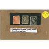 Image 1 : Canada 1870-93 Queen Victoria Stamps 3, 5 & 8 Cent