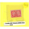 Image 1 : Canada 1897 Victoria Jubilee Issue 3 Cent Stamp
