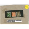 Image 1 : Canada 1870-89 Queen Victoria Stamps - 2 Cent, 3 Cent & 5 Cent