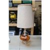 Image 1 : Large Orange Glass Lamp