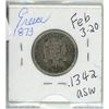 Image 1 : 1873 Greece - Drachma .1342 Silver