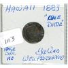 Image 1 : 1883 Hawaii One Dime