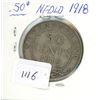 Image 1 : 1918 50C Nfdld Coin Silver Content