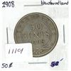 Image 1 : 1908 50C Nfdld Coin Silver Content