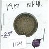 Image 1 : 1917 25C Nfdld Coin Silver Content