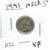 Image 1 : 1941 5C NFLD Silver Content VF