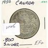 Image 1 : 1950 .50C Canadian Silver Coin EF