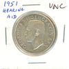 Image 2 : 1951 .50C Canadian Silver Coin - Hearing Aid UNC.