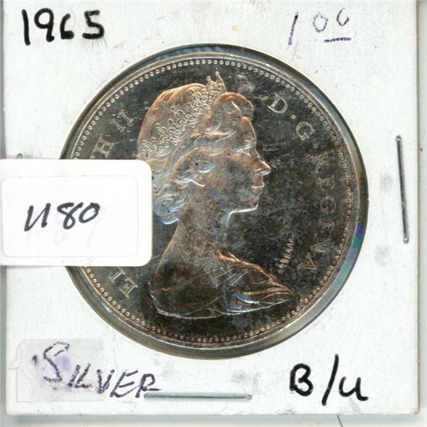 1965 $1 Canadian Silver $