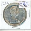 Image 2 : 1966 $1 Canadian Silver $ UNC