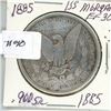 Image 1 : 1885 USA $1 Silver Morgan EF30