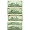 Image 2 : 5 1967 $1 Bills 3 - 1867-1967 2W/ Series #