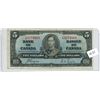 Image 1 : 1937 King George $5.00 Bill
