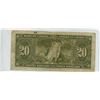 Image 2 : 1937 King George $20 Bill