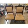 Image 1 : 2 EAST LAKE PARLOUR CHAIRS EARLY 1900'S
