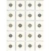 Image 2 : 20 Elizabeth II 10¢ assorted 1963-1968 silver