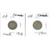Image 1 : Canada silver 10¢ 1910-1913