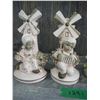 Image 2 : windmill Delcraft and Favor ware chalkware