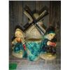 Image 3 : windmill Delcraft and Favor ware chalkware