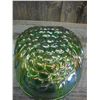 Image 3 : Green glass grape cluster pattern bowl