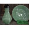 Image 2 : 3 pieces Jadeite glass